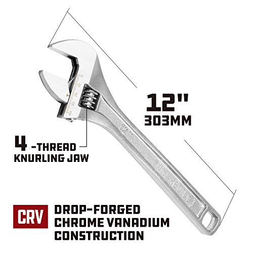 Alltrade 644043 12" Adjustable Wrench #TOP1