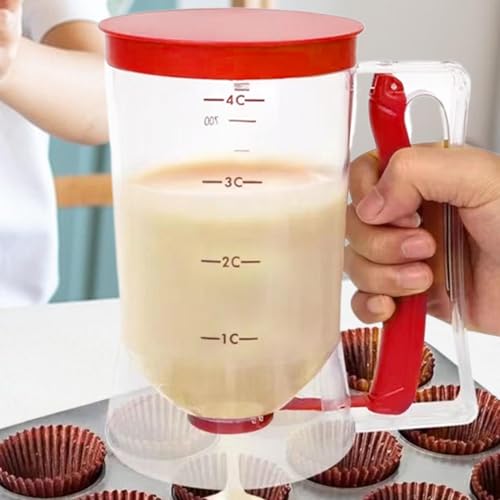 Easy Clean Pancake Batter Dispenser, Pancake Battere Dispenser, Pancake Batter Dispenser for Perfect Pancakes, Pancake Batter Dispenser with Spout, Pancake Batter Dispenser for Smooth - immagine 5