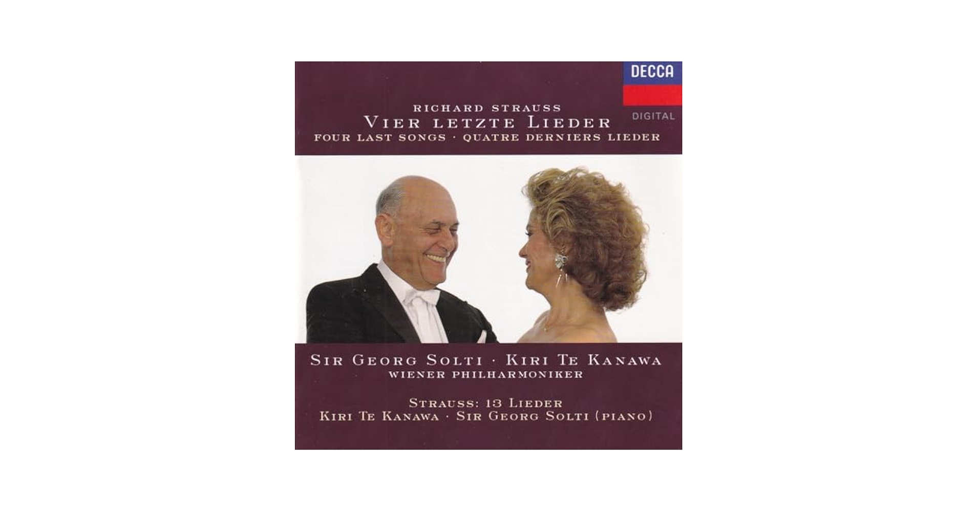 Kiri Te Kanawa, Richard [1] Strauss, Georg Solti, Vienna