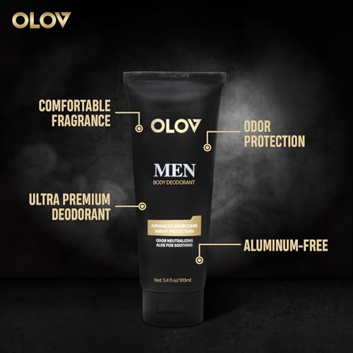 Desodorante para hombres OLOV sin aluminio 3.4 fl oz miniatura 2
