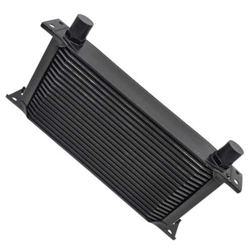 Refroidisseur d'huile de transmission pour moteur de voiture en aluminium noir