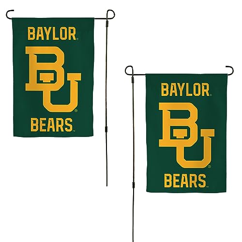 Desert Cactus Baylor University BU Garden Flag – 19 x 12 Inch Baylor Bears Banner, for Outdoor Display and Events (Design C)