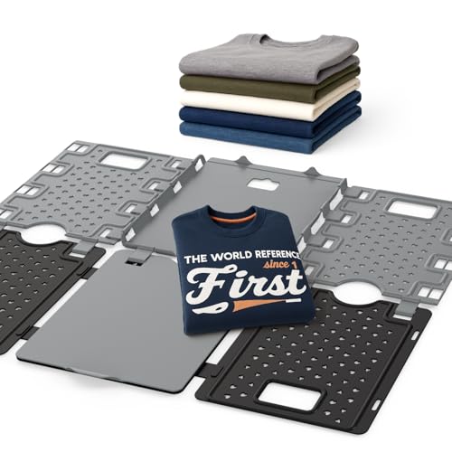 BoxLegend Shirt Folder Board for Clothes Storage, Tshirt Organizer in Closet Organizers, Laundry Folding Board Designed Suitable for Thin T-Shirts as Well as Thick Autumn and Winter Clothes