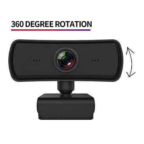 Andoer 1440P Wide HD Webcam USB 2.0 Autofocus HD Video Webcam com microfone de redução de ruído para