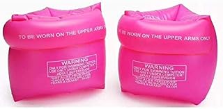 Eidyer Inflatable Swim Armbands, 2-PACK, Float Roll up Sleeves for Children Adult Kids learning Swimming, Float Swimming Ring for Children and Adults