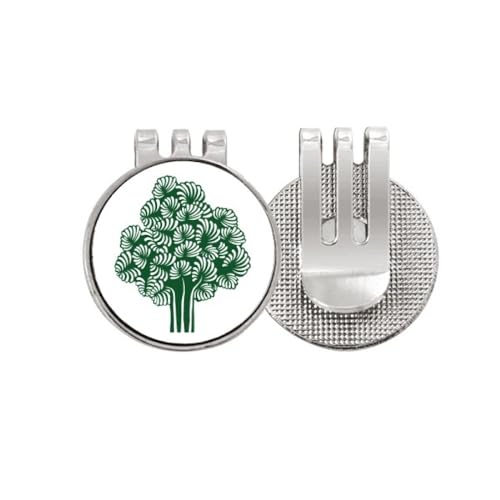 Marqueur de balle de golf fleur avec clip de chapeau magnétique en émail no/no S pour joueur