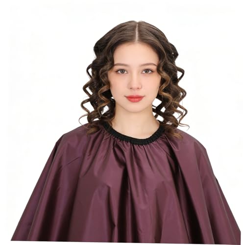 Set de capa para corte de cabello impermeable 3 piezas miniatura 5