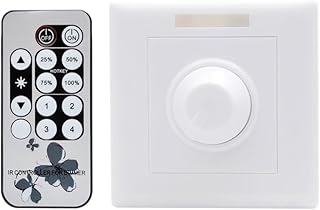 BROEL Zezhen 4pcs/lot Dimmer Switch Socket Wall Mounted Panel Light Brightness Adjustment Manual Rotary Controllable Led Light