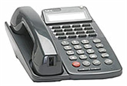 NEC Electra Professional ETW-16DC-1 / 730011 Black 16 Button Phone with LCD Phone (Renewed)