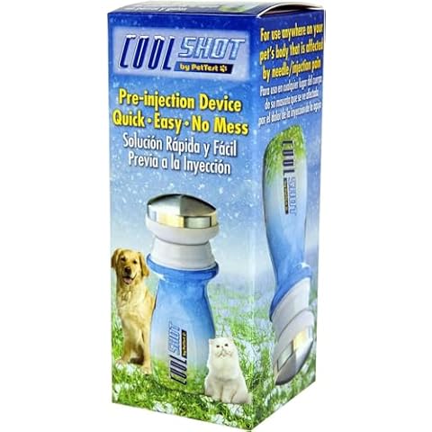 COOLshot Pre-Injection Numbing Device for Diabetic Pets. Prevent Pain When injecting with Veterinary Insulin Syringes. for Cats and Dogs Using u40 pet Insulin Syringes. PetTest Diabetic Supplies. Cover