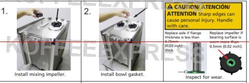 Impeller, Replaces Crathco 3587 (Pack Of 25) #TOP3