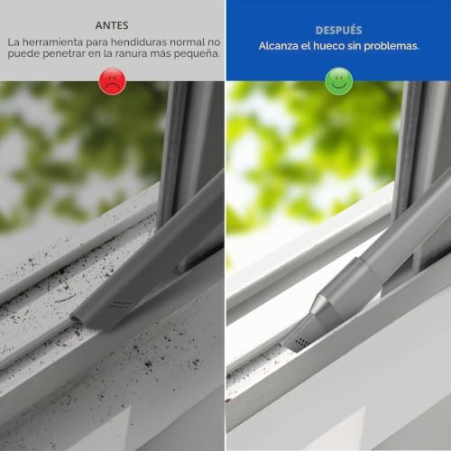 Miniatura 3 de Lanmu Accesorios De Aspiradora Para Hendiduras Compatibles Con Dyson V15 V12 V11 V10 V8 V7 Gen5 G5 Aspiradora De Gran Tamaño, Con Boquilla Más Estrecha Para Grietas Difíciles De Limpiar