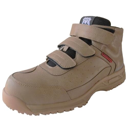 ���S�C ��ƌC ���[�g66 ����Ԃ��K�[�h �Z�[�t�e�B�X�j�[�J�[ �ϊ� 66-45 BROWN 24.5cm