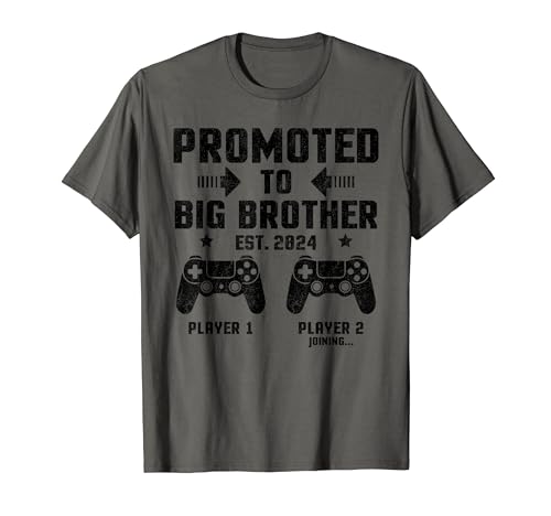 Kids Promoted To Big Brother 2024 Video Game Player Lover Camiseta