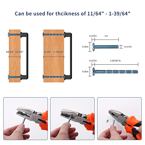 Chibery 20 Pack | 3.75 Inch (96 Mm) Hole Centers Cabinet Pulls, Matte Black Cabinet Handles, Zinc Alloy Hardware For Kitchen Cabinets Cupboard Drawers Closet Dressers Bathroom #TOP4