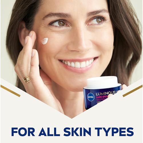 NIVEA LUMINOUS630 Dark Spot Solution Even Tone Face Cream for All Skin Types, Dark Spot Cream for Face Reduces Appearance of Dark Spots, Hyaluronic Acid Moisturizer, Dermatological Skin Care, 50mL - Image 6
