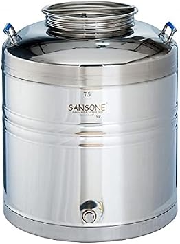 Sansone Stainless Fusti Tank - 75 L 19.8 gal