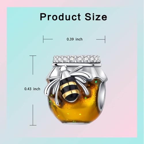 Image of LUXILLA Love You Best Friend Grandma Wife Heart Charm 925 Sterling Silver Charms Fit for Bracelets Necklace Jewelry Gift for Women