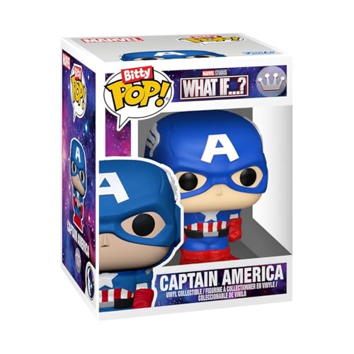 Pack 2 Figurines Funko Bitty Bot Marvel Wi Captain America Mech with Captain America - vue 6