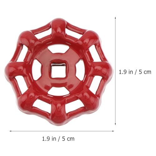 Housoutil Außendekoration Absperrteile 3 Stücke Außen Wasserhahn Runde Rad Griff Schlauch Latz Griff Wasser Zapfen Griff Wasserleitung Armaturen Ersatz Badewannenknöpfe Außenschlauch
