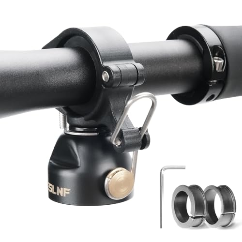 JJZOUEN Mountain Bike Bells Dual-Mode Ringing Bell Copper Alloy Sturdy Bicycle Bell MTB Trail Bell with Dual Modes Adults Bike Bell for 22.2-31.8mm Bicycle Handlebars