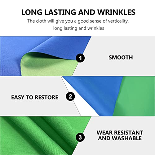 Lurrose 2 Lados Simples Tecido Pano de Fundo Da Foto Fundo de Pano de Fundo Fundo Anti- Reflexo para