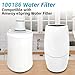 100186 Water Filter Replacement Compatible with Amway eSpring Water Filter Removes Odors & Chlorine, Retains Calcium & Magnesium, Comes With Instruction Manual, Lasts 1 Year or 1320Gal (5000L) Water