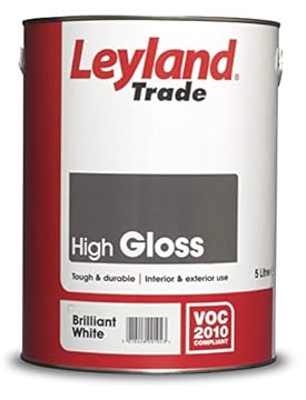 Leyland Trade High Gloss Paint - Brilliant White 5L