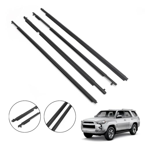 Joint d'étanchéité extérieur de vitre Toyota 4Runner isolant anti-bruit pour fenêtre auto