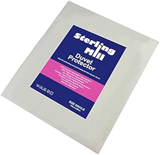 STERLING MILL WATERPROOF ANTI ALLERGY ZIPPED QUILT DUVET PROTECTOR COVER SINGLE DOUBLE KING SUPERKING (Double)