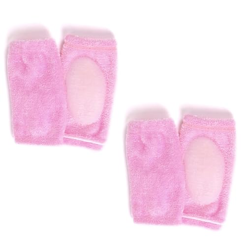 FIBOUND 2 Paires de Manchons de Coude en Gel, Manchons de Coude en Gel Élastiques, Manchons de Coude en Gel de Sport, pour Spa Beauté Maison Manchons de Coude de Spa pour Peau Sèche - Rose