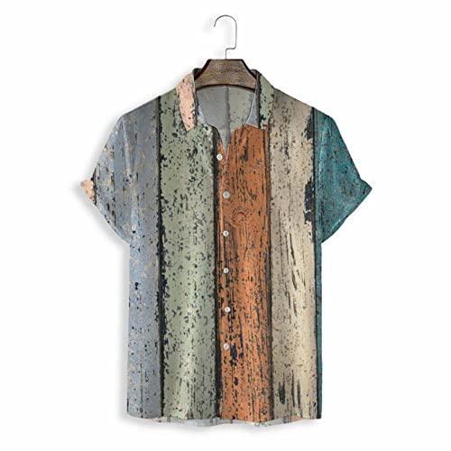 Chemise hawaïenne homme chemise de plage décontractée séchage rapide