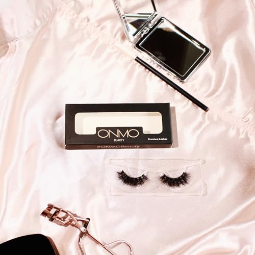 Image of Beauty False Eyelash For Women-Natural & Lightweight Faux Mink Fake Eyelashes /Long Lasting Eye Makeup Lash 5D / Soft & Comfortable Black Reusable Cat Eye Lashes -Fluttery & Wispy (Amore)