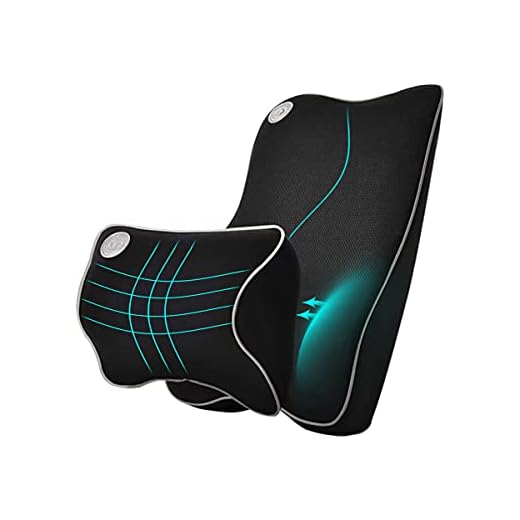 Ecloud Shop® | Lordosenstütze Kissen | Kopfstütze & Nackenkissen