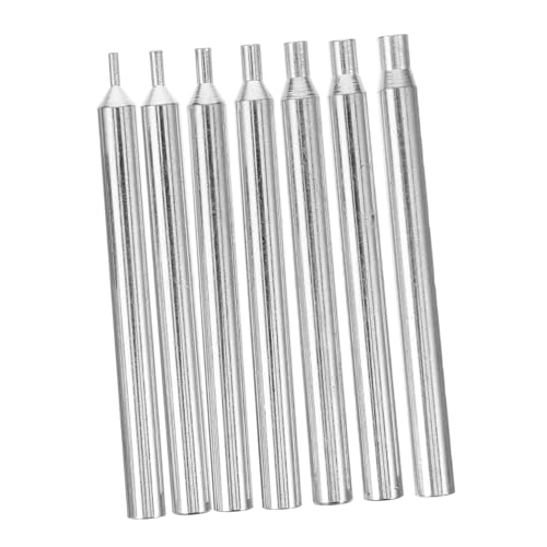 BELLIFFY Set di 7 Bastoncini Abrasivi per Lucidatura Gioielli e Pietre Preziose, Strumenti Metallici Resistenti Design Ottagonale per Molatura Professionale, Kit Accessori per Artigiani e Gioiellieri