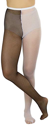 Image of ToBeInStyle Women's Two Toned Vibrant Jester Contrast Opaque Multicolored Tights