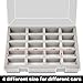 ADAM Case Compatible with Hot Wheels Cars. Toy Organizer Storage Container Holds for Hot Wheels Car 20pcs. Display Carrying Holder with 4 Size of Slots (Box Only)