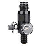 HPDAVV Paintball Air Tank Regulator & Valve Gauge - in:3000psi - Out:800Psi - Thread:5/8