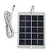 Solar-Ladepanel für Überwachungskamera, 6 W, 5 V, wetterfest, mit 300 cm langem Kabel (A-Anschluss)