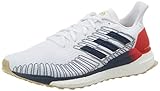 Laufschuhe adidas Herren SOLAR Boost 19 M Laufschuh, FTWR White Tech Indigo Scarlet, 40 2/3 EU