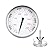 QuliMetal 67088 67731 Accurate Grill Thermometer for Weber Genesis 300, Genesis II & Summit Series Grills, Genesis E/S 310 330 Temperature Gauge, Center Mount, Thermostat Replacement 2-3/8” Dia