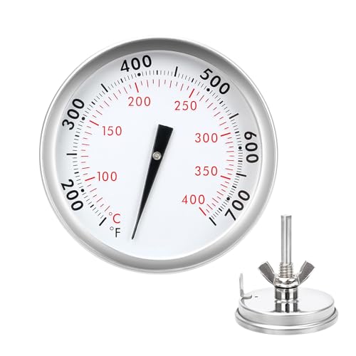 67088 67731 Präzises Grillthermometer für Weber Genesis 300 Genesis II & Summit Serien Grills- Temperaturanzeige für Genesis E/S 310 330 Mittelmontage Thermostat-Ersatz Durchmesser 2-3/8 Zoll
