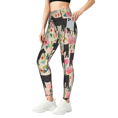 Pantalones de yoga holgados transpirables con piernas completas y tejido suave de descanso