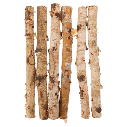 AUTSUPPL Natural Birch Branch Sticks Faux Logs Wood Log Sticks Twigs Handicraft Accessory Flower Arrangement