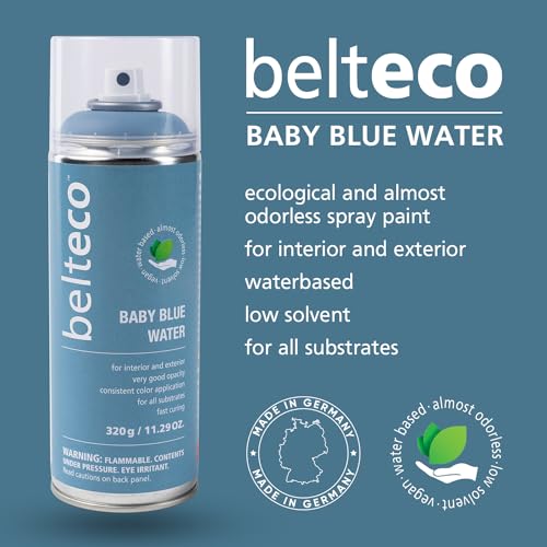 Image of Baby Blue Spray Paint | Water-based Light Blue Spray Paint