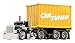CarTuned™ Rig$ Container Case- Sneaky Pete, Yellow and Black DieCast Truck, Style 4