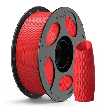 ANYCUBIC PLA 3D Printer Filament 1.75mm, Texture Red, 1KG