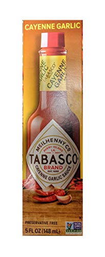 tabasco sea salt - Tabasco Cayenne Garlic Sauce, 5 Fluid Ounces (2 Packs)