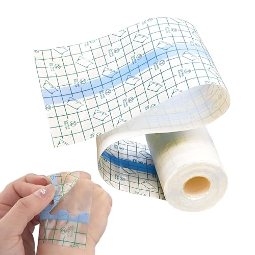 Second Skin Plasters, 2nd Skin Waterproof Bandage for Swimming Waterproof Wound Cover for Shower Dressing for Swimming 15cmx5m Dressings for Wound Dressing,Protective Shield for Wrists and Shoulders