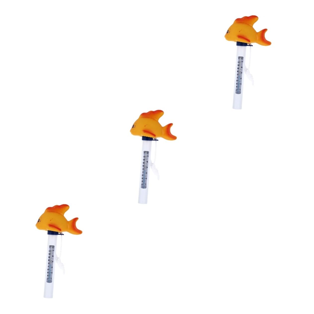 Sosoport 3pezzi Termometro Galleggiante Per Piscina Forma Di Pesce Misuratore Di Temperatura Per Piscine Vasche Da Bagno e Acquari Design Divertente e Adorabile Display Fahrenheit e Celsius